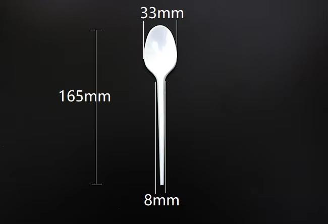 disposable plastic table spoon