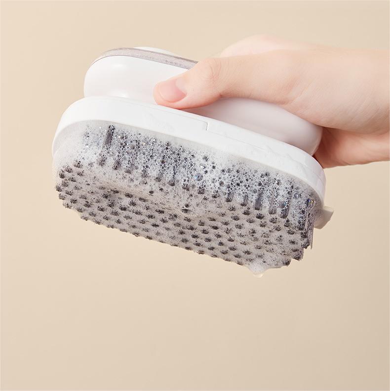 #Comfortable grip cleaning brush